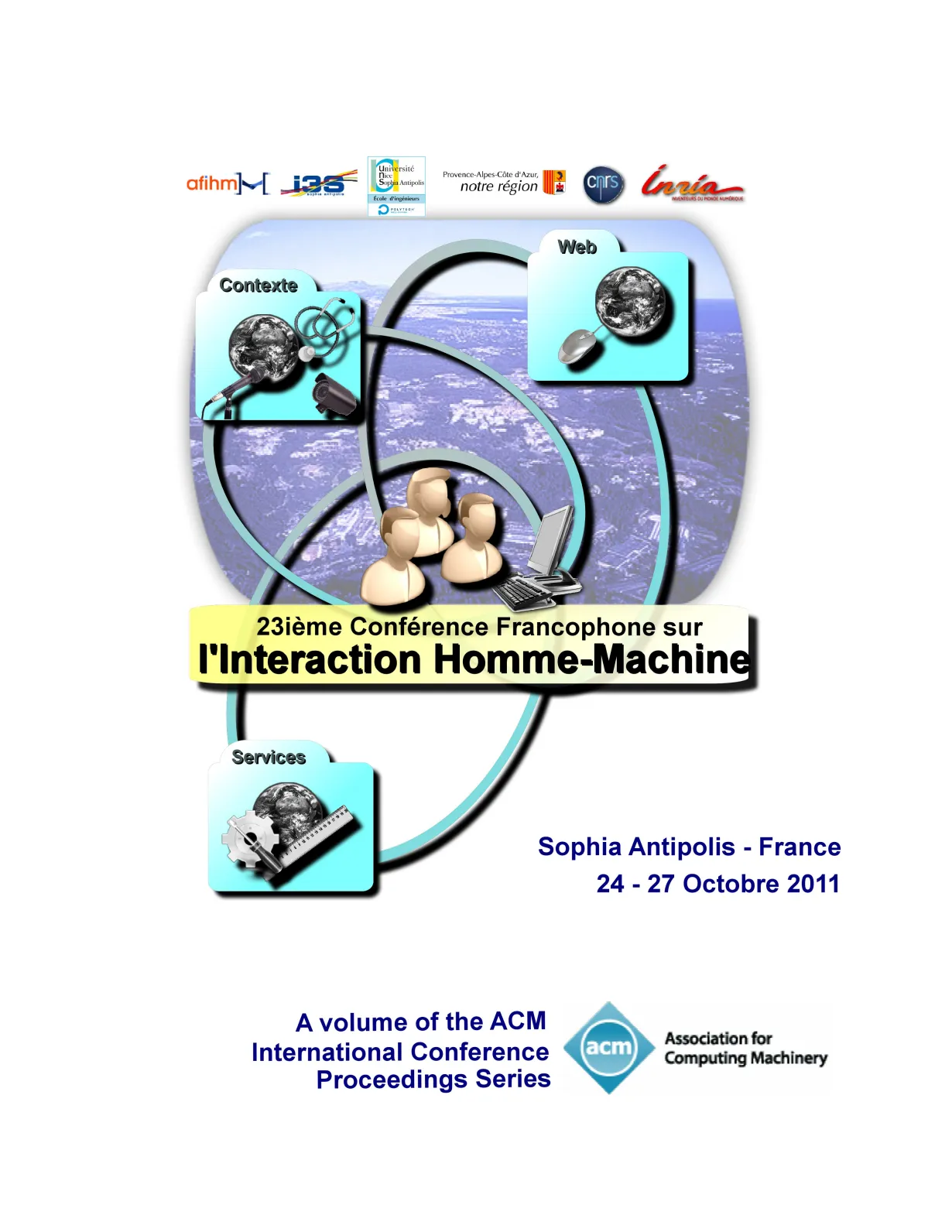 Couverture des actes d’IHM 2011, Sophia Antipolis, 24-27 octobre 2011