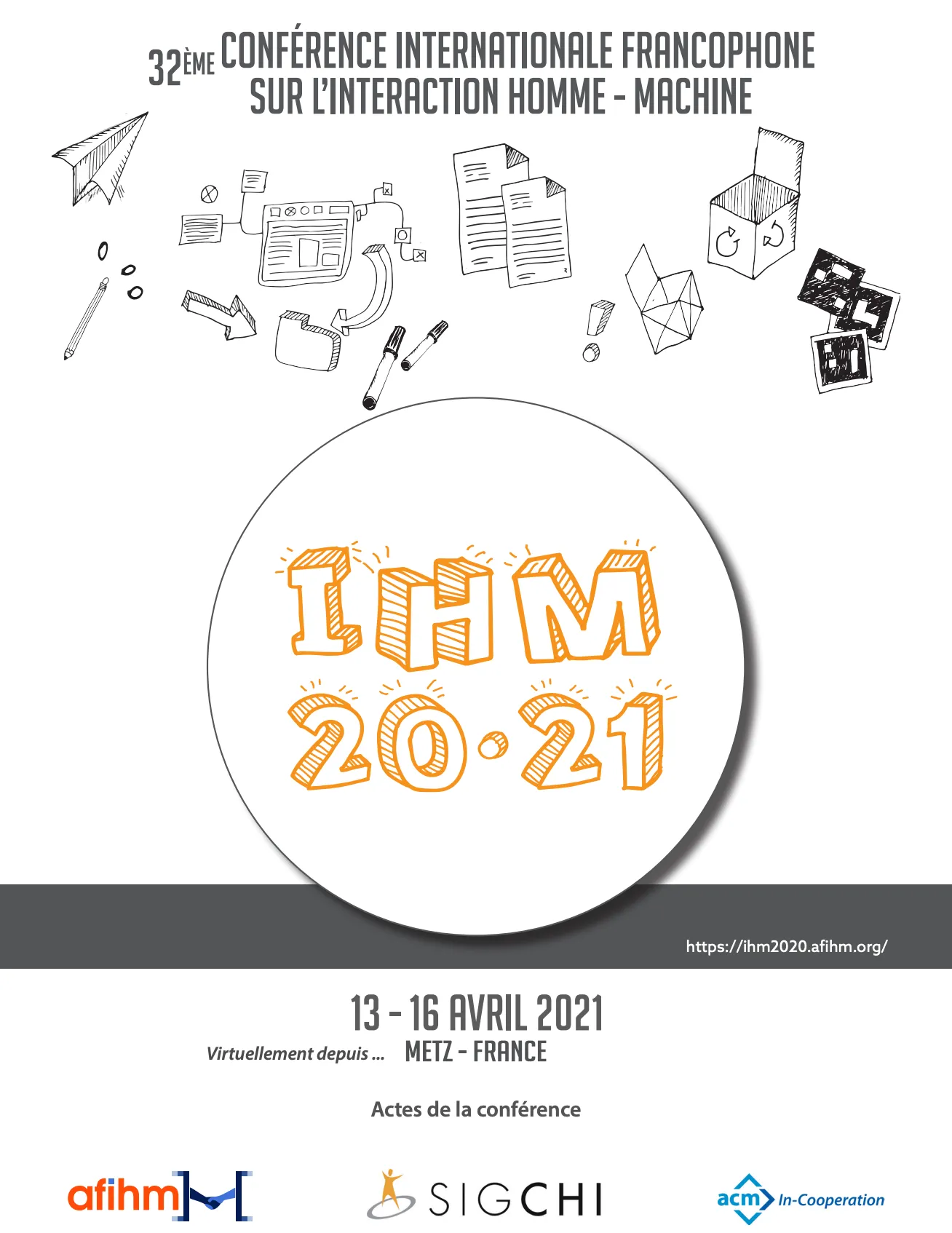 Couverture des actes d’IHM 20-21, 13-16 avril 2021