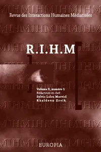 Couverture de la Revue des Interactions Humaines Médiatisées (RIHM)